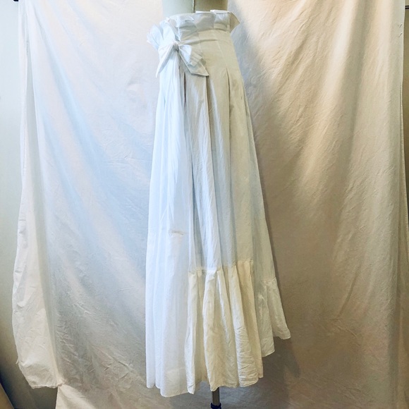 SPORTMAX Cotton voile prairie skirt. - Picture 2 of 9